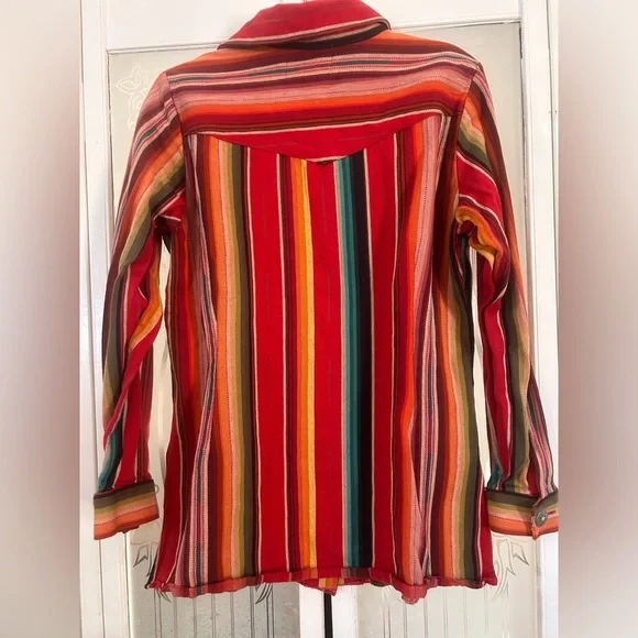 Silverado Western wear womens button-down Concho buttons made in the USA 100% - Picture 5 of 12